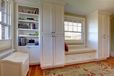 Shelving and woodwork finish